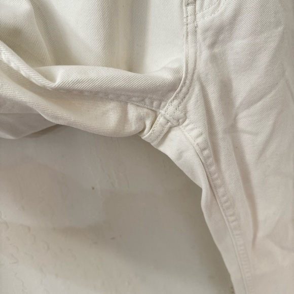 Vintage White Tommy Hilfiger High Rise Stamped Logo Waist Band Size 6 - Picture 12 of 14